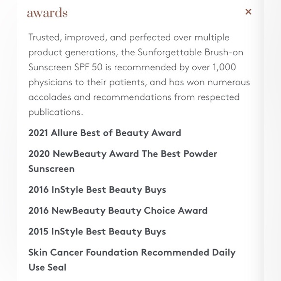 COLORESCIENCE SUNFORGETTABLE TOTAL PROTECTION BRUSH ON SHIELD SPF 50 - Picture 9 of 9